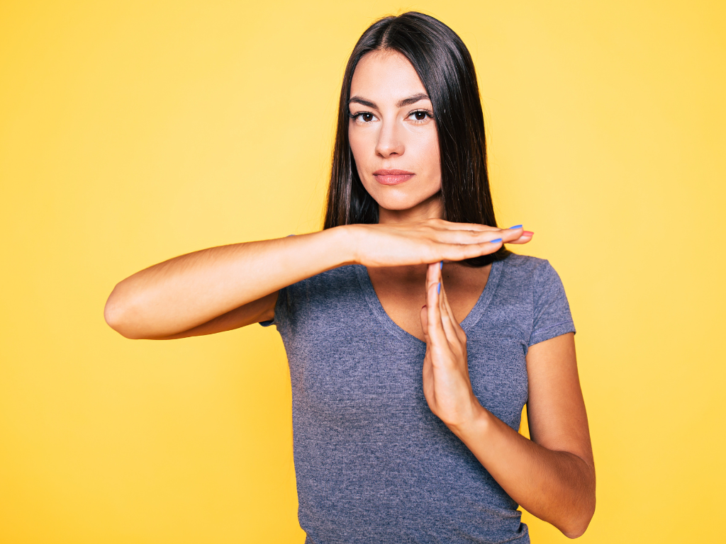 Nein sagen und Grenzen setzen